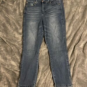 Guess Women's Straight Leg Blue Jeans